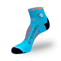 Big Foot (Size 12+ Only) Blue Running Socks ¼ Length