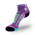 Bubblegum Purple Running Socks ¼ Length