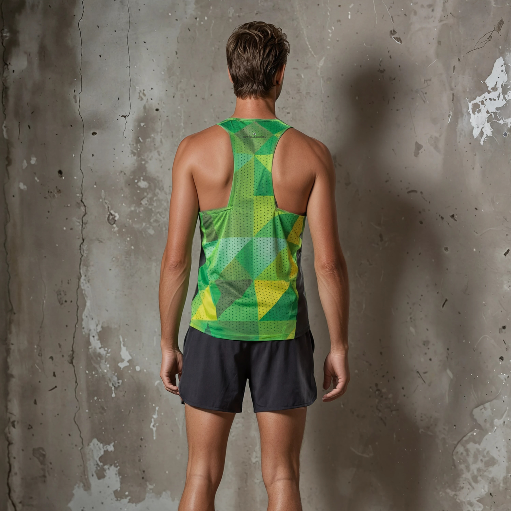 Green Machine K2Pro Running Singlet – Men’s