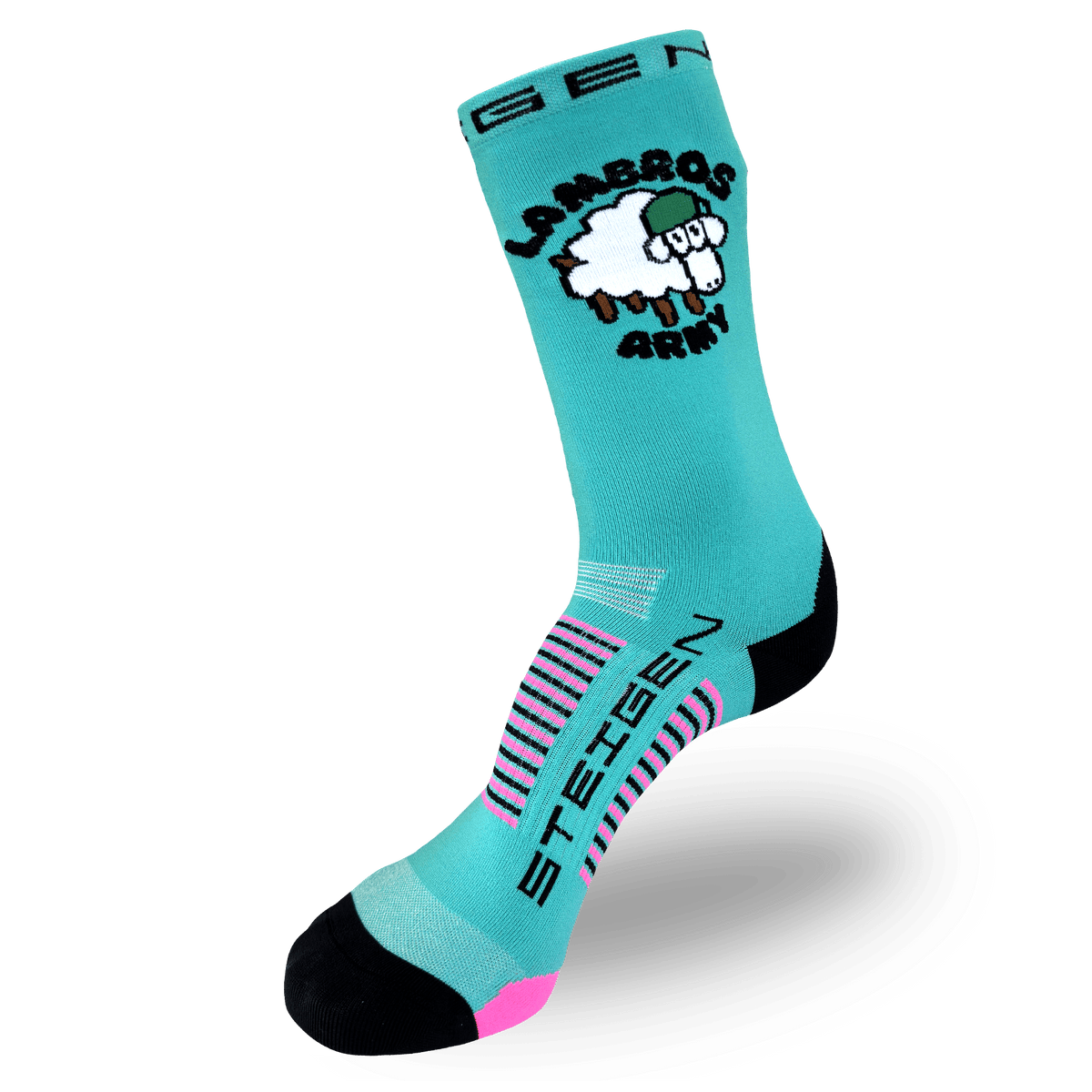 Lambros Army Running Socks ¾ Length