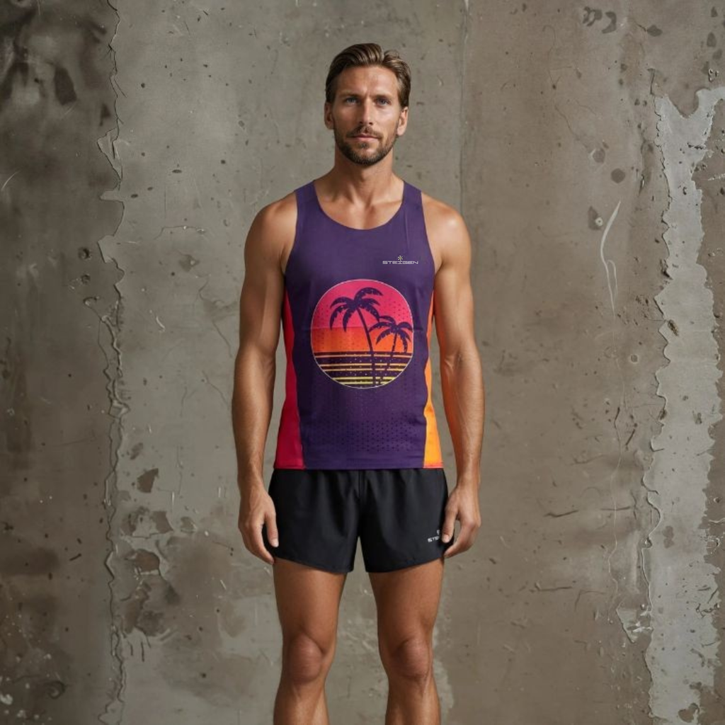 The Sunset Steigen K2Pro Running Singlet – Men’s