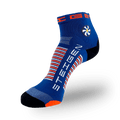 Royal Blue Running Socks ¼ Length