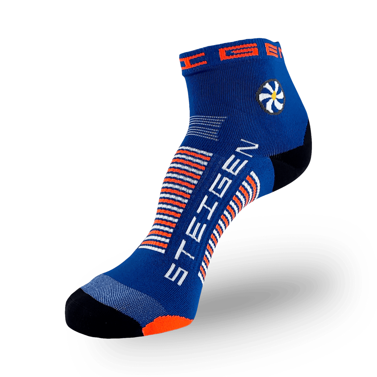 Royal Blue Running Socks ¼ Length