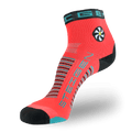 Vector Red Running Socks ¼ Length