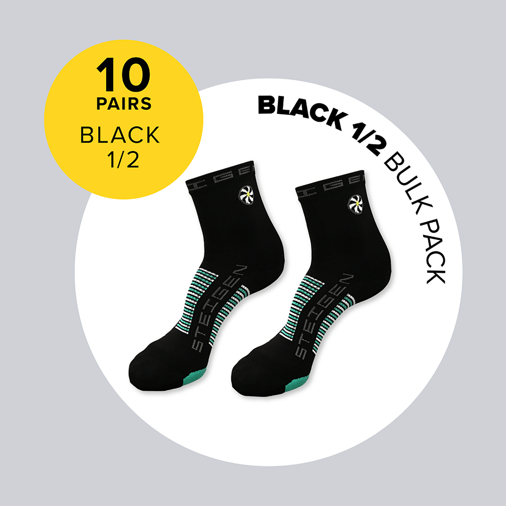 Black 1/2 Bulk Pack