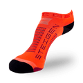 Orange Running Socks Zero Length