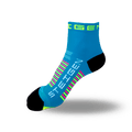 Kids Blue Running Socks ¼ Length