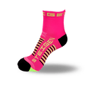 Kids Pink Running Socks ¼ Length