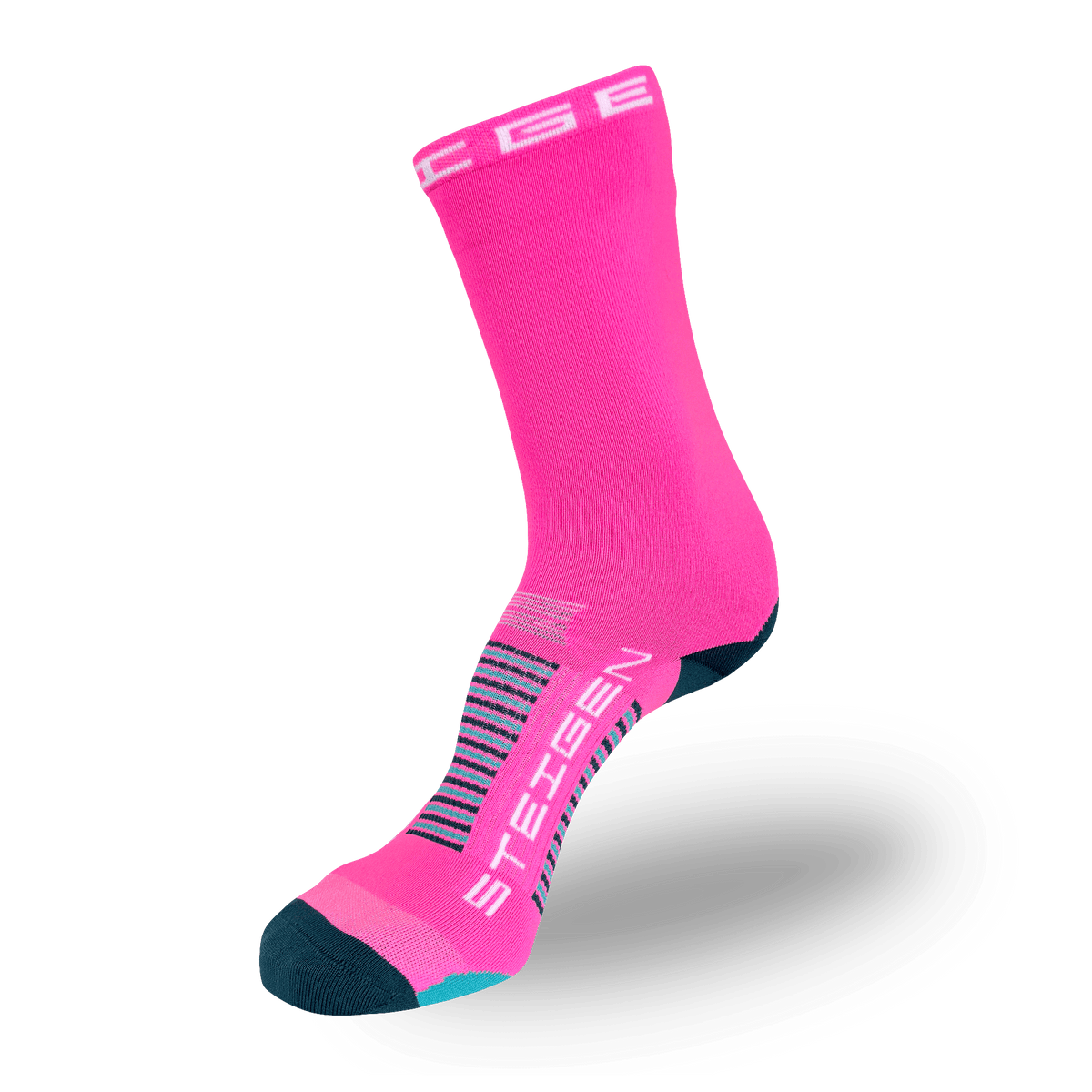Pink Running Socks ¾ Length