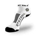 White Running Socks ¼ Length
