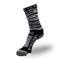 Zebra Running Socks ¾ Length