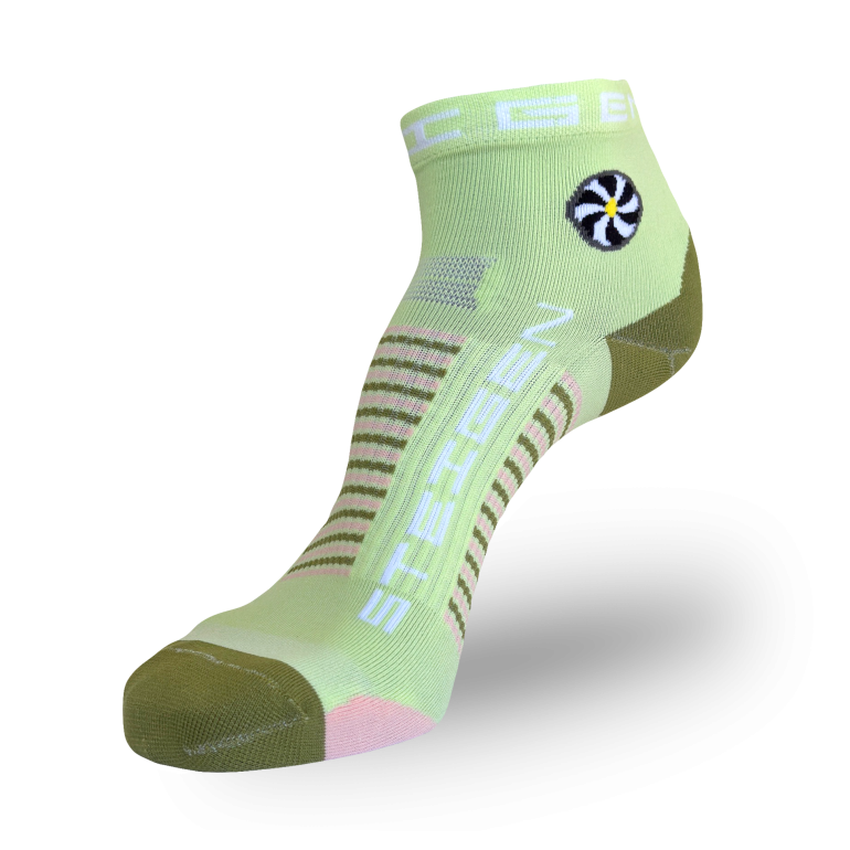 Olive Grove Running Socks 1/4 Length