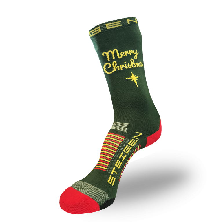Christmas Donkey Running Socks ¾ Length