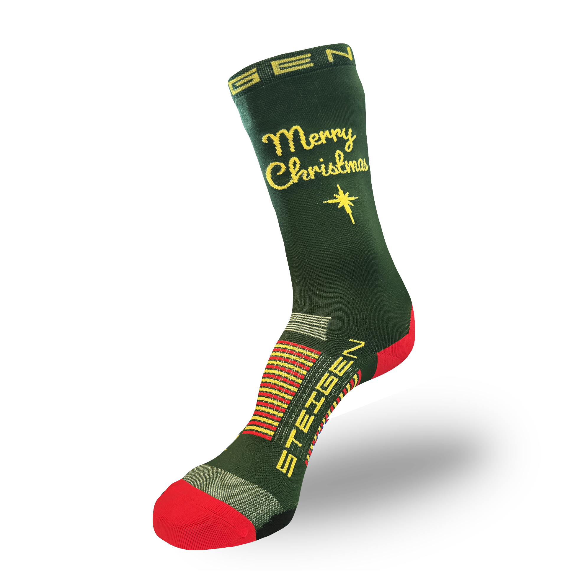 Christmas Donkey Running Socks ¾ Length