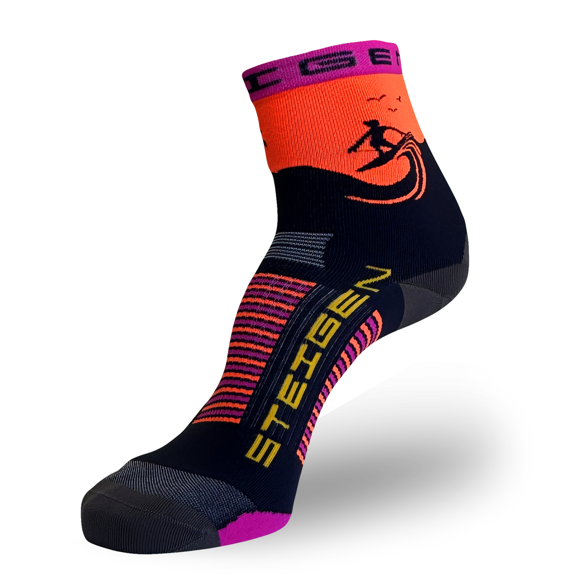 Surf’s Up  Running Socks ½ Length