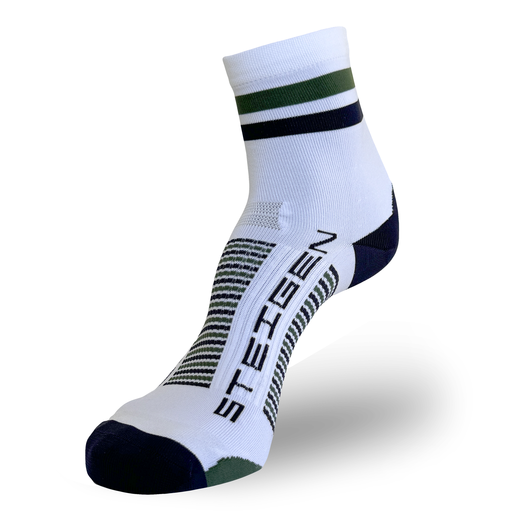 Heritage Stripe Running Socks ½ Length