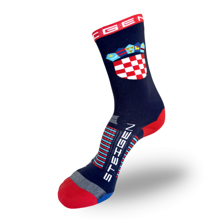 Croatia Running Socks ¾ Length